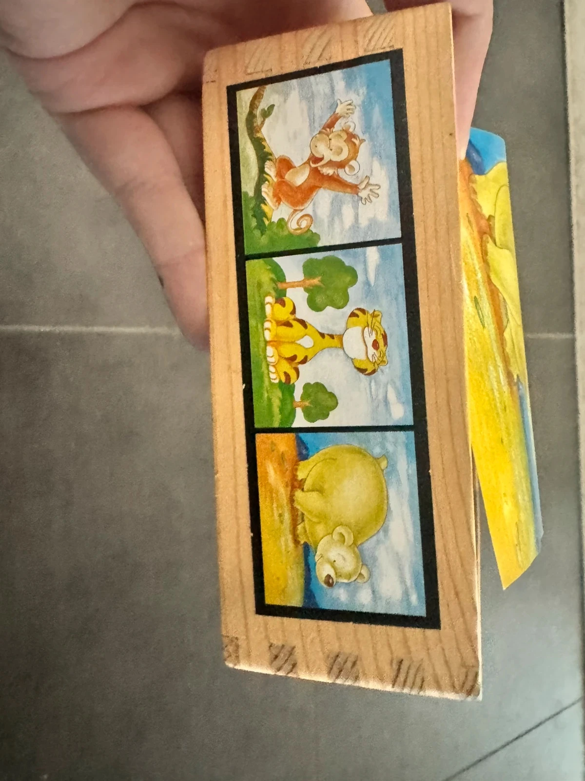 Wooden cube puzzle – several animals – photo 8